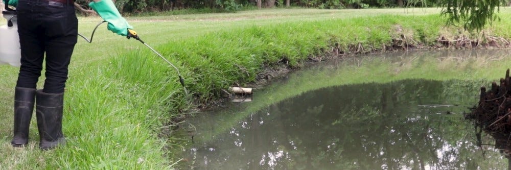 aquatic herbicide application