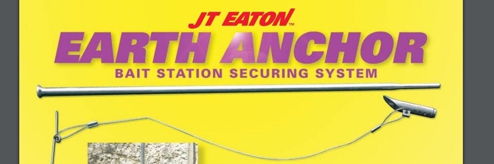 Kit D'ancrage Terrestre JT Eaton #913 - 50 Ancres + 2 Piquets - Appâts Rongeurs